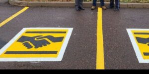 Here’s What a Handshake Symbol on a Parking Space Means