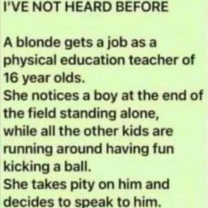 Hilarious Blonde Joke I’ve Not Heard Before 