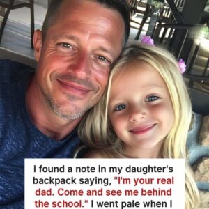 I Found a Note in My Daughters Backpack Saying, I am Your Real Dad, Come and See Me After School, I Went Pale When I Found Out Who Did It