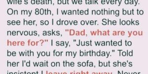 Old Man Goes to Visit Daughter for His 80th Birthday, She Doesn’t Let Him Enter Her House