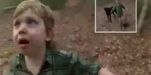 Missing Boy Emerges From Woods, State Troopers Stunned When They See What Animal’s By His Side